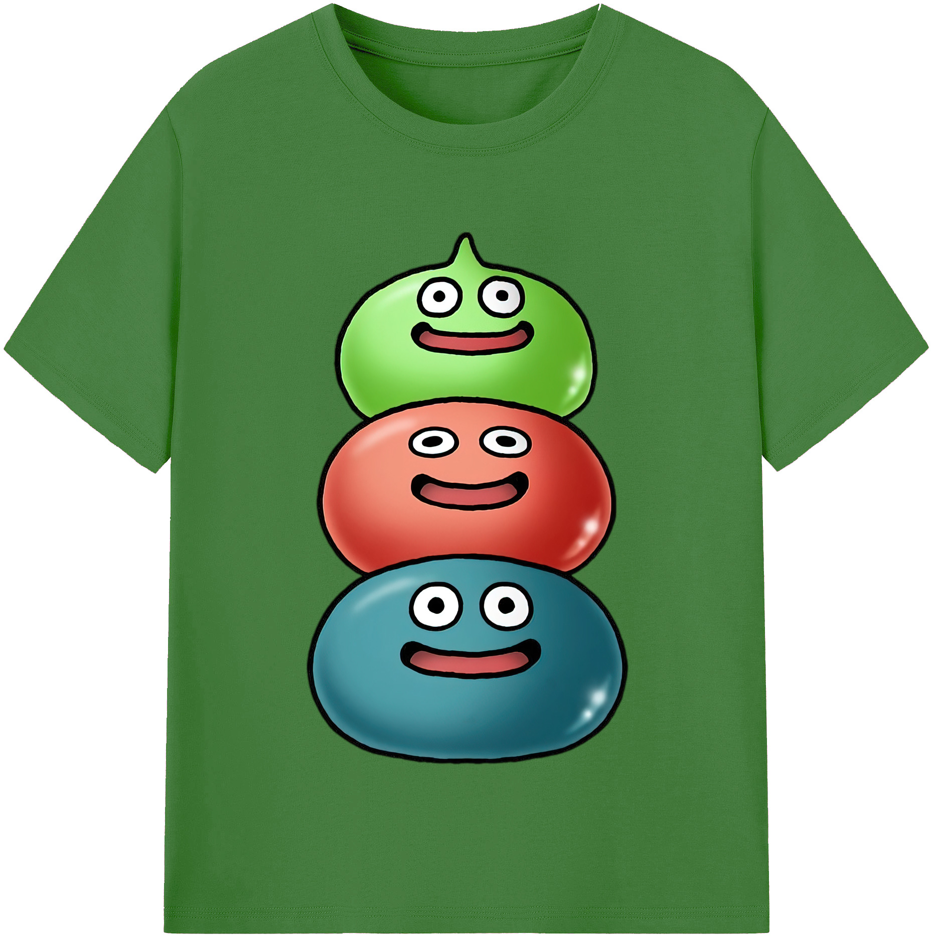 （画像用） ドラゴンクエスト Doragon Kuesuto Dragon Quest レディースカジュアルプリントTシャツ（綿100％）
